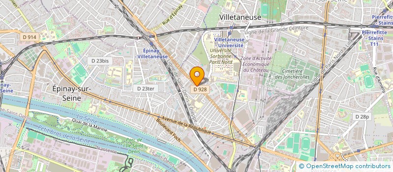localisation de l'entreprise LA GENERALE DES METAUX à EPINAY-SUR-SEINE