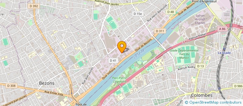 localisation de l'entreprise LA GENERALE DES SERVICES  ARGENTEUIL