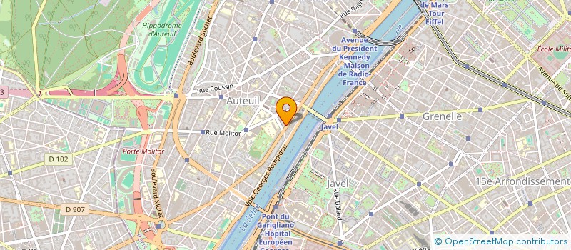 localisation de l'entreprise LA GENERALE DES TRANSPORTS  PARIS