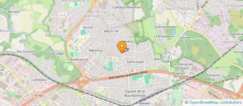 localisation de l'entreprise LA GENERALE DU BATIMENT à VANNES