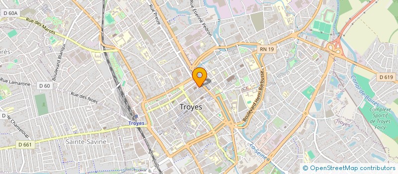 localisation de l'entreprise LA GENERALE EDUCATIVE LAGED à TROYES