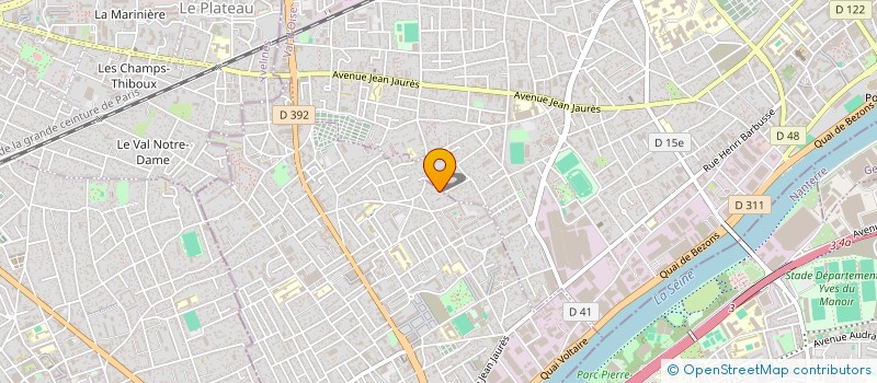 localisation de l'entreprise LA GENERALE ELECTRIQUE DU BATIMENT à BEZONS