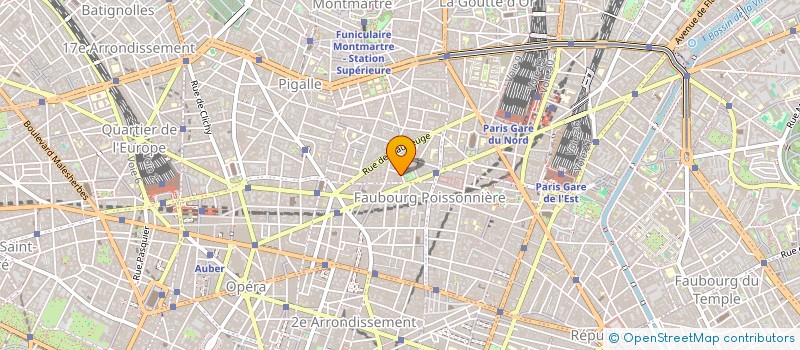 localisation de l'entreprise LA GENERALE FRANCAISE D'ASSURANCES à PARIS