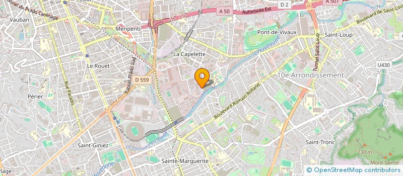 localisation de l'entreprise LA GENERALE INDUSTRIELLE à MARSEILLE