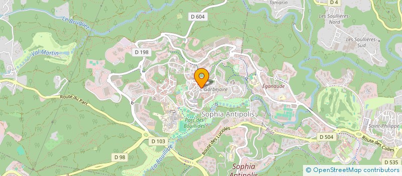 localisation de l'entreprise LA GENERALE RENOVATION DE L'HABITAT à VALBONNE