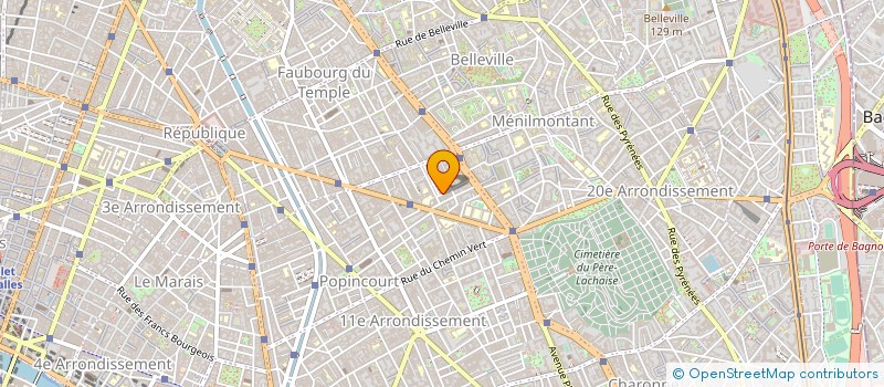 localisation de l'entreprise LA GENERALE SERVICES  PARIS