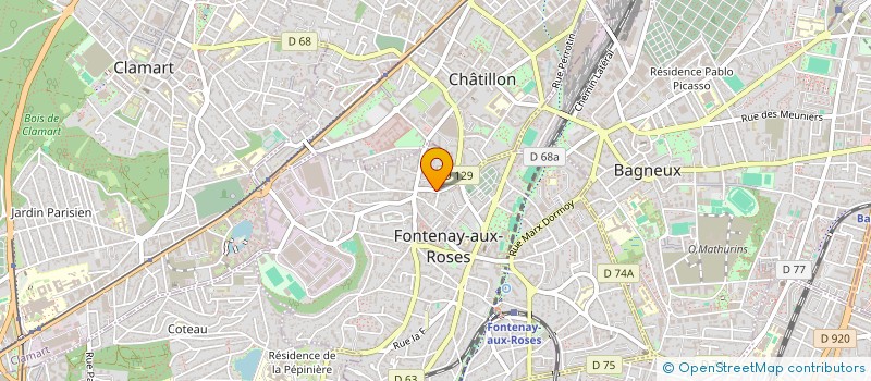 localisation de l'entreprise LA GENERALE SOCIETE DE CONSTRUCTION à FONTENAY-AUX-ROSES