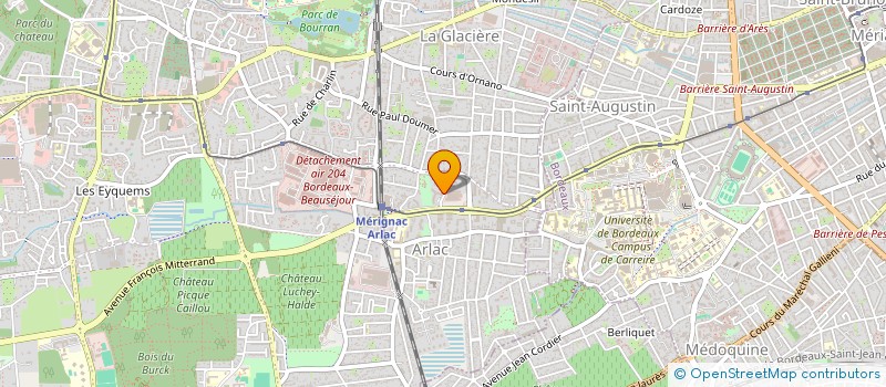 localisation de l'entreprise LA GENERATION DE DEMAIN  MERIGNAC