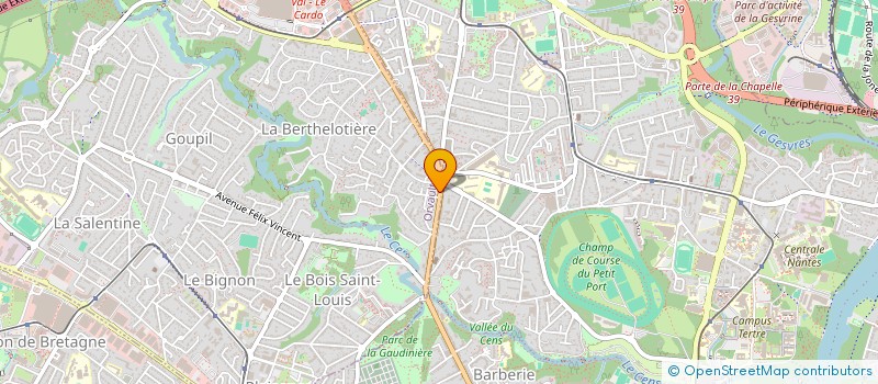 localisation de l'entreprise LA GENERIE à ORVAULT