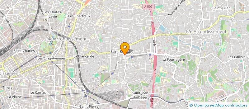 localisation de l'entreprise LA GENESE à MARSEILLE