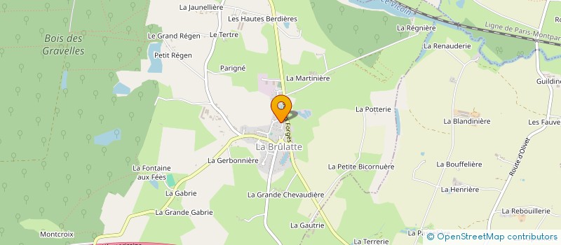 localisation de l'entreprise LA GENET à LAVAL