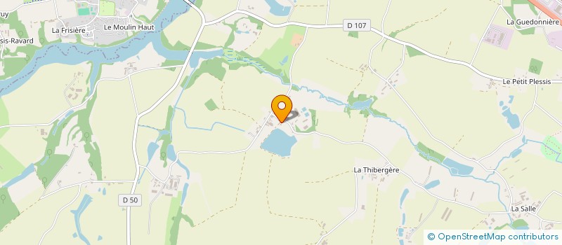 localisation de l'entreprise LA GENETE  AIZENAY