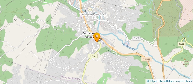 localisation de l'entreprise LA GENEVRIERE à TRANS-EN-PROVENCE