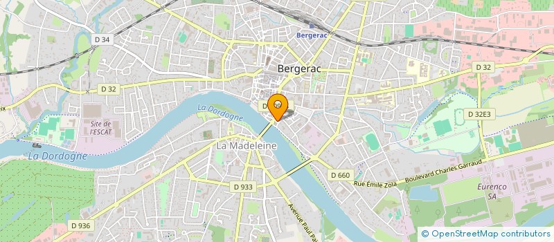 localisation de l'entreprise LA GENIESE à BERGERAC