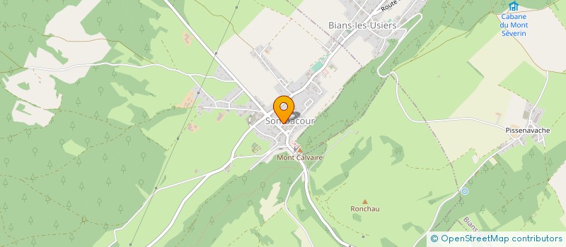 localisation de l'entreprise LA GENINE  VAL D'USIERS