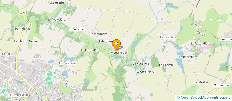 localisation de l'entreprise LA GENOTE à LE POIRE-SUR-VIE