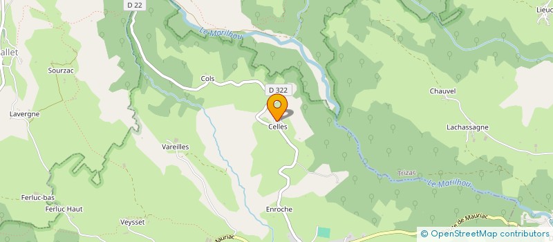 localisation de l'entreprise LA GENTIANE à MOUSSAGES