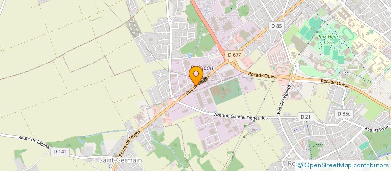 localisation de l'entreprise LA GENTILHOMMIERE  SAINT-ANDRE-LES-VERGERS