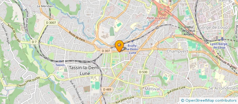 localisation de l'entreprise LA GENTILHOMMIERE à TASSIN-LA-DEMI-LUNE