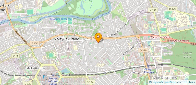 localisation de l'entreprise LA GENTILHOMMIERE PRESTIGE à NOISY-LE-GRAND