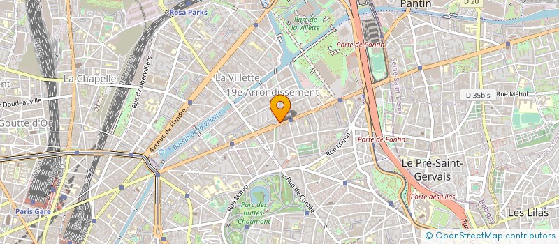 localisation de l'entreprise LA GEODE  PARIS