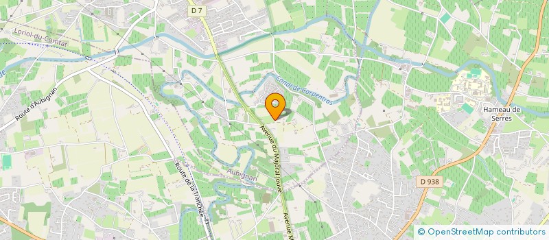localisation de l'entreprise LA GEODE  AUBIGNAN