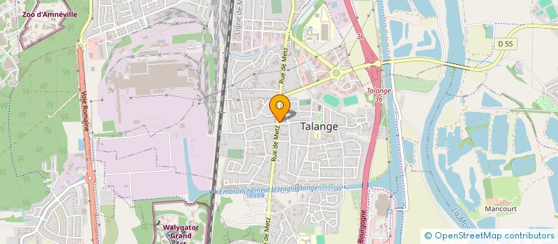 localisation de l'entreprise LA GERALDINE à TALANGE