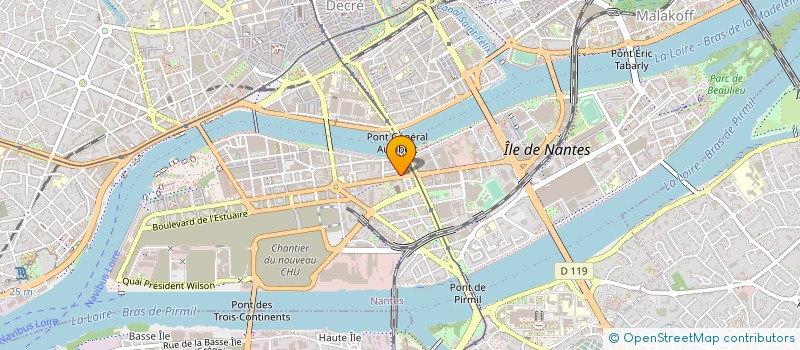 localisation de l'entreprise LA GERBE D OR à NANTES