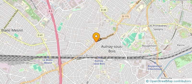 localisation de l'entreprise LA GERBE DE BLE à AULNAY-SOUS-BOIS