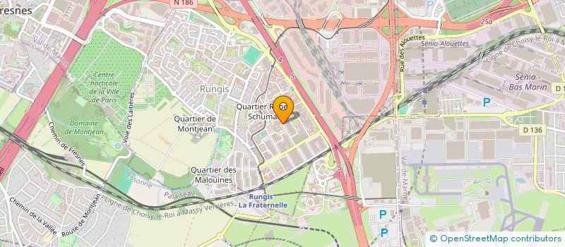 localisation de l'entreprise LA GERBOISE à RUNGIS
