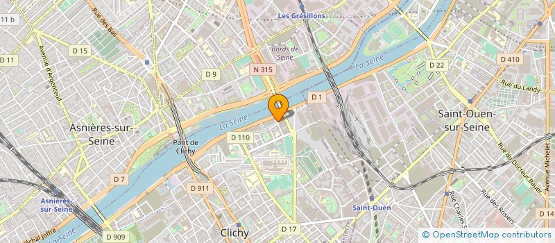 localisation de l'entreprise LA GERBOISE à CLICHY