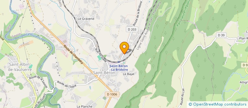 localisation de l'entreprise LA GERBOISE  SAINT-BERON