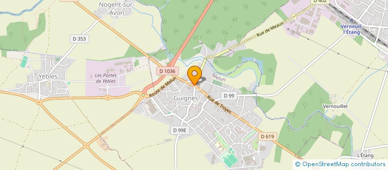 localisation de l'entreprise LA GERMINOISE  GUIGNES