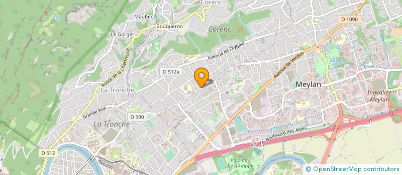localisation de l'entreprise LA GERSOISE à CORENC