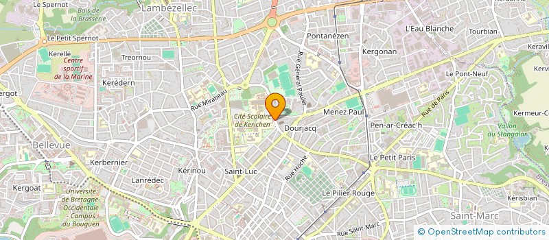 localisation de l'entreprise LA GESCOOP LP à BREST