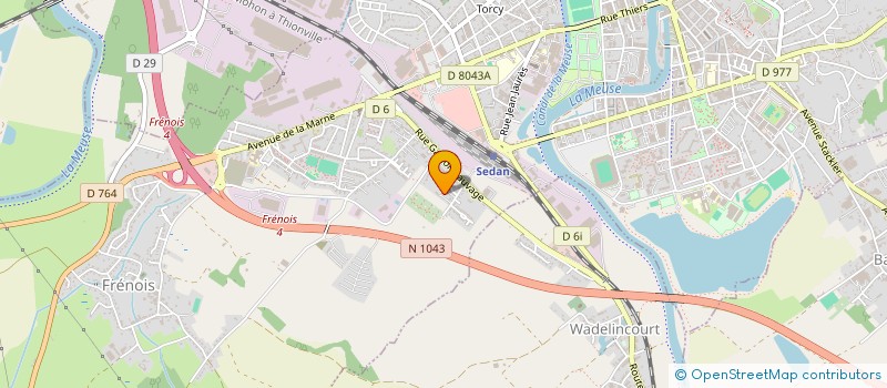 localisation de l'entreprise LA GESTE OUBLIEE  SEDAN