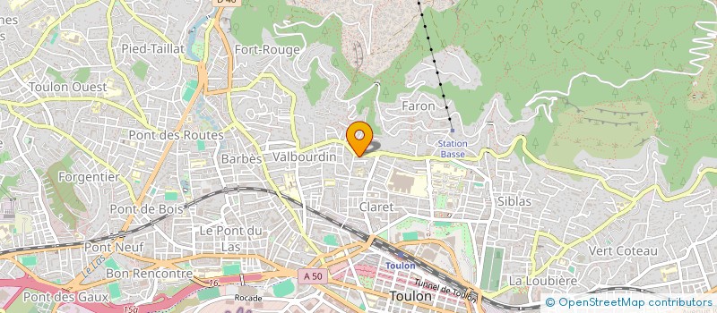 localisation de l'entreprise LA GESTI KUL à TOULON