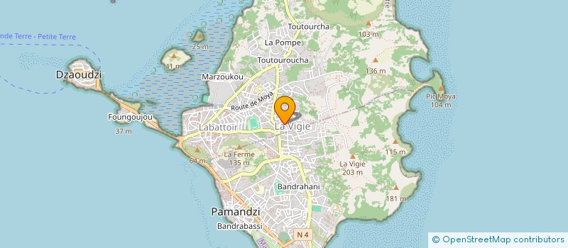 localisation de l'entreprise LA GESTION DE LA MOSQUEE RIFFAY à PAMANDZI