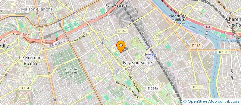 localisation de l'entreprise LA GESTION DES EAUX  IVRY-SUR-SEINE