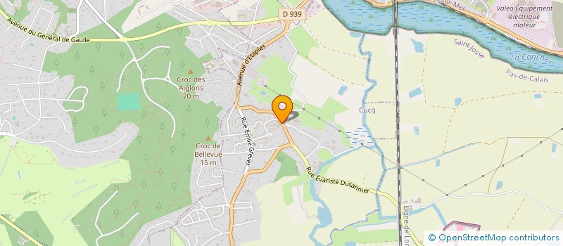 localisation de l'entreprise LA GESTION ET LA MAINTENANCE DES TRANSFORMATEURS à CUCQ