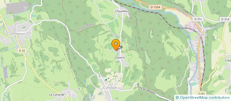 localisation de l'entreprise LA GEVRINOISE  ANDERT-ET-CONDON