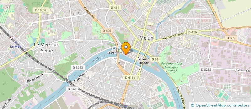 localisation de l'entreprise LA GG à MELUN