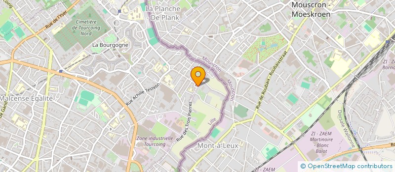 localisation de l'entreprise LA GHILDE DES SANGLIERS DU FERRAIN  TOURCOING