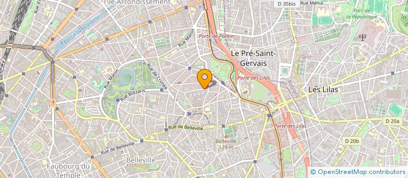 localisation de l'entreprise LA GHRIBA  PARIS