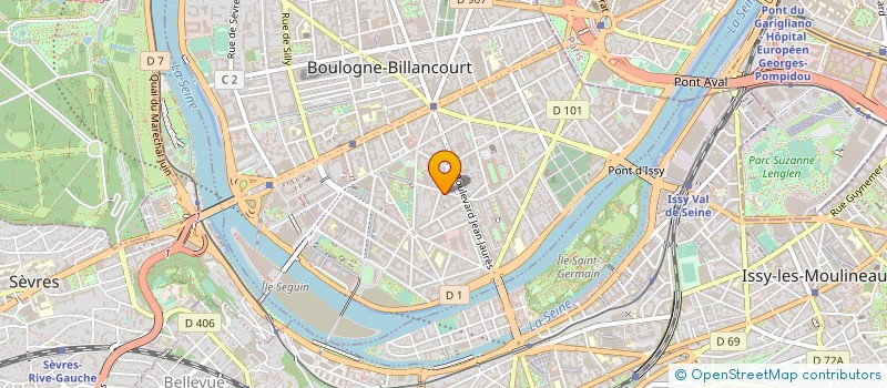 localisation de l'entreprise LA GIARA à BOULOGNE-BILLANCOURT