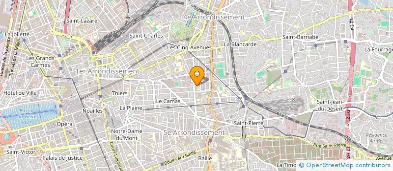 localisation de l'entreprise LA GIBOCA LUTH à MARSEILLE
