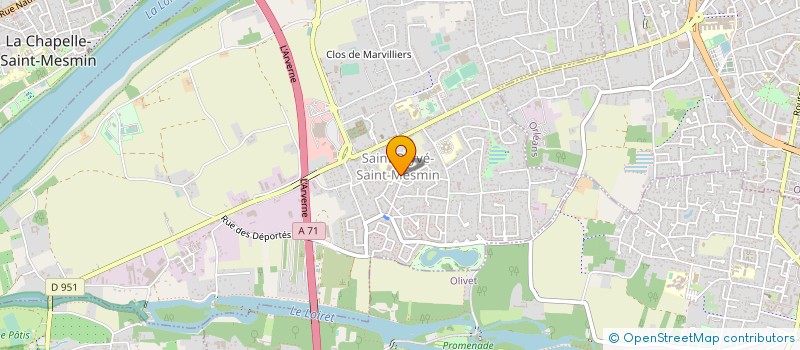 localisation de l'entreprise LA GIENNOISE SARL à SAINT-PRYVE-SAINT-MESMIN
