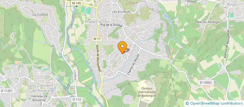 localisation de l'entreprise LA GIETTAZ  PRADES-LE-LEZ