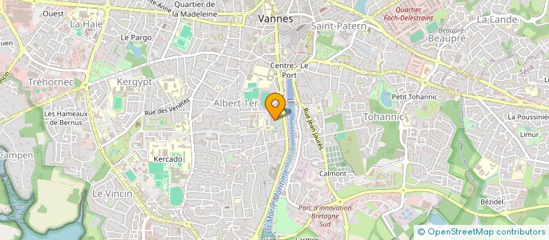 localisation de l'entreprise LA GIGANTAISE à VANNES