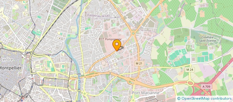 localisation de l'entreprise LA GIGEANNETTE II  MONTPELLIER